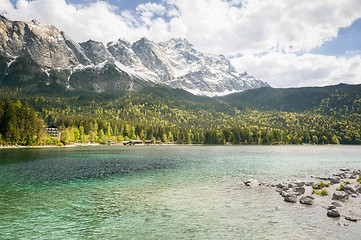 Image showing Eibsee Zugspitze