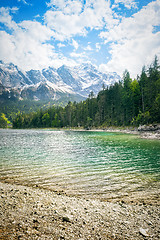 Image showing Eibsee Zugspitze