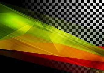 Image showing Abstract vector tech background