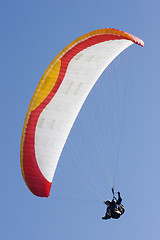 Image showing Colorful paraglider