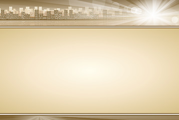 Image showing Business Concept Background Beige