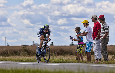 Image showing The Cyclist Vasili Kiryienka