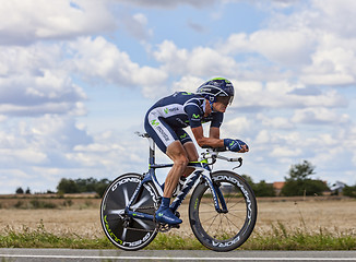 Image showing The Cyclist Vasili Kiryienka