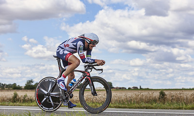 Image showing The Cyclist Adam Hansen