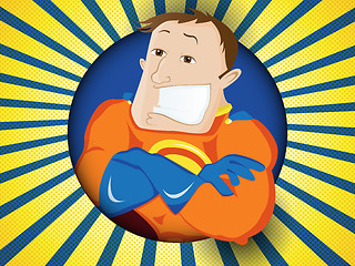 Image showing Super Hero Dad. Happy Fathers Day