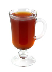 Image showing Glasses with black tea
