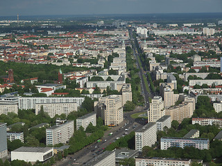 Image showing Berlin aerial view