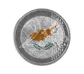 Image showing Euro coin, 2 euro