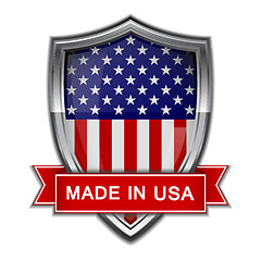 Image showing Made in USA. Glossy label