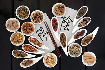 Image showing Yin and Yang Herbs