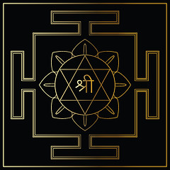 Image showing Yantra Goddess Lakshmi.