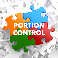 Image showing Portion Control on Multicolor Puzzle.