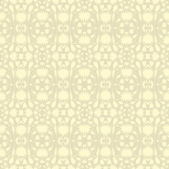 Image showing beige floral wallpaper