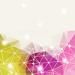 Image showing abstract background of triangles