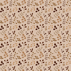 Image showing seamless pattern with leaf