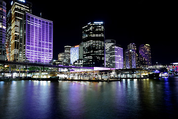 Image showing SYDNEY, AUSTRALIA - MAY 28, 2014;  Circular Quay Sydney CBD Aust