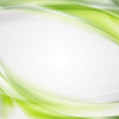 Image showing Bright abstract wavy design