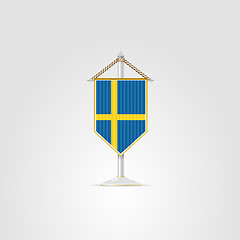 Image showing Illustration of national symbols of European countries. Sweden.