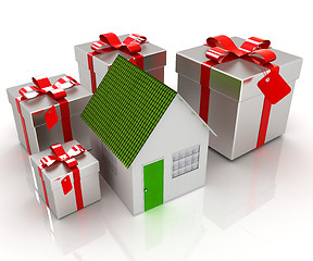 Image showing House and gifts