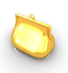 Image showing Gold purse