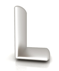 Image showing 3D metall letter 