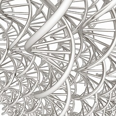 Image showing DNA structure model background