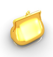 Image showing Gold purse