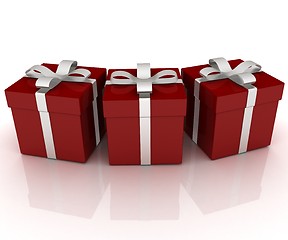 Image showing Bright christmas gift