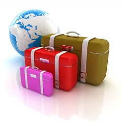 Image showing Traveler's suitcases