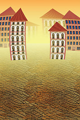 Image showing virtual city