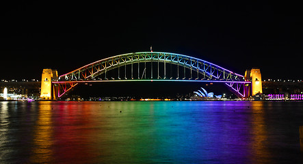 Image showing SYDNEY HARBOUR BRIDGE, AUSTRALIA - JUNE 2, 2014 -  Harbour Bridg