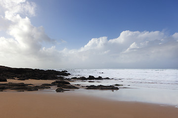 Image showing Moroccan coast in Dar Bouazza