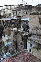 Image showing Dyeing in Fes