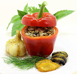 Image showing Stuffed peppers