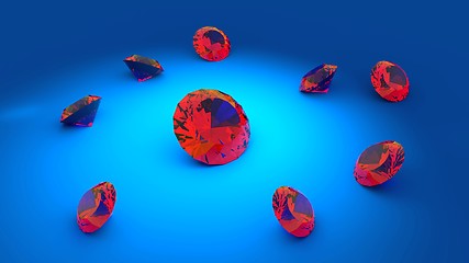 Image showing Beautiful ruby gems