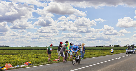 Image showing Tour de France Action