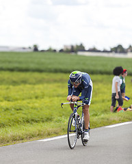 Image showing The Cyclist Vladimir Karpets