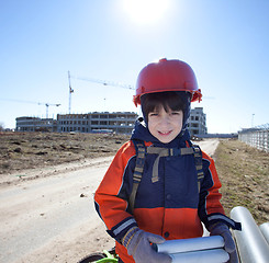 Image showing young builder