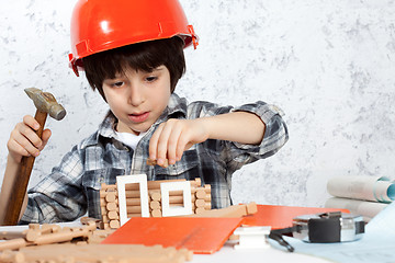 Image showing young builder