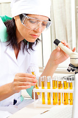 Image showing female scientist