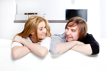 Image showing Couple in new home