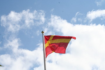 Image showing Skåne flag
