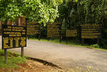 Image showing kenja,kilimanjaro