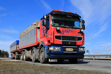 Image showing Sisu R500 Long Haulage Truck at Spring