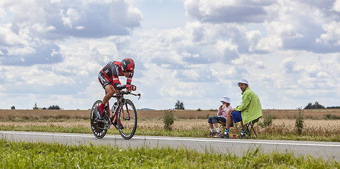 Image showing The Cyclist Amael Moinard