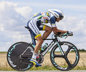 Image showing The Cyclist Rafael Valls Ferri