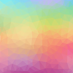 Image showing Geometric abstract low poly background