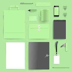 Image showing Corporate identity template
