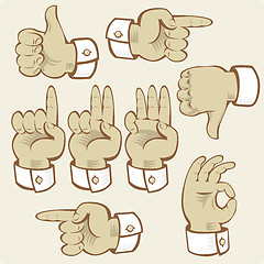 Image showing Hand gestures