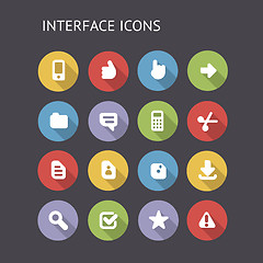 Image showing Flat Icons For Interface